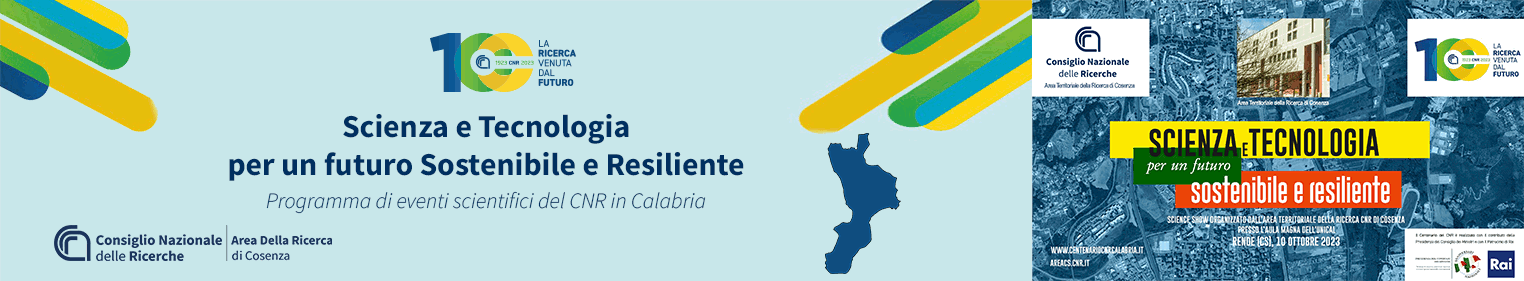 Banner centenario CNR in Calabria