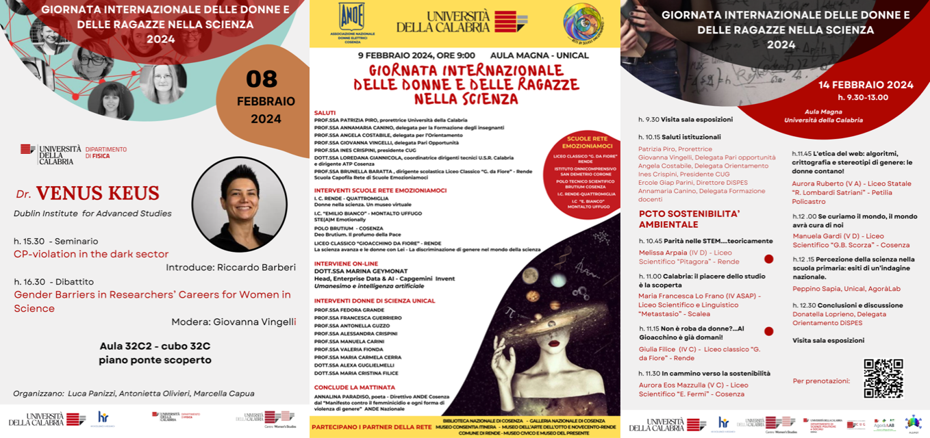 Giornata Internazionale delle donne e delle ragazze nella scienza 2024 – UNICAL