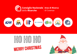 Auguri di buon Natale e Buone Feste 2024/2025 dall' Area territoriale di Ricerca di Cosenza